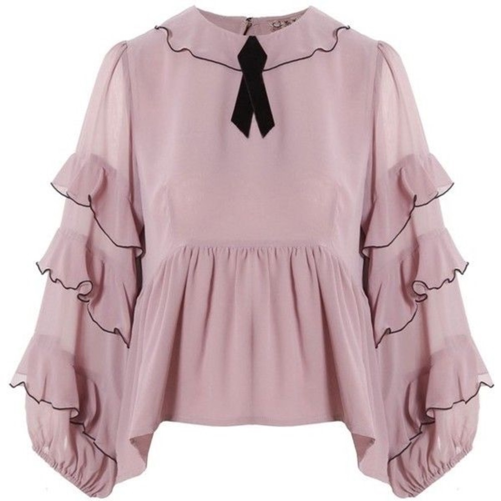 For Love and Lemons Lavender Soufflé Top